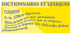 Dictionnaires et Lexiques